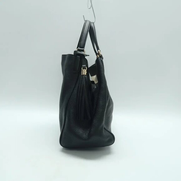 GUCCI Soho Black Leather Tote 818-041825 - Picture 3 of 12